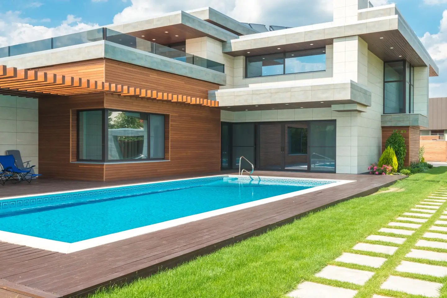 Swimming pool built in Greenhills, NSW